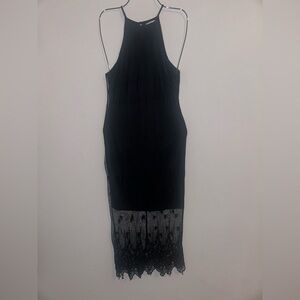 Charlotte Russe Black Mesh Dress